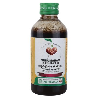 Vaidyaratnam Sukumaram Kashayam 200 ml (Pack of 2)