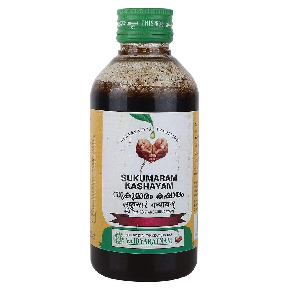 Vaidyaratnam Sukumaram Kashayam 200 ml (Pack of 2)