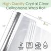 Craft And Party Clear Cellophane Wrap, 16" X 100ft Cellophane Roll 3mil, Gift Basket Wrap Roll- Not Folded view 3