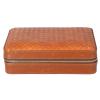 Rodipu Cigar Storage Box, Cigar Box, Lock Moisture PU Leather Portable Cigar Box, for Travel Outdoor(Brown Square) view 2