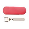 Fork and Case, Eco-Friendly Lunch Accessory, Made in Japan, Takenaka Bento box (Raspberry Pink) view 1