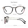 VisionGlobal Blue Light Blocking Glasses for Women, Anti Eyestrain, Computer Reading, TV Glasses, Stylish Oval Frame, Anti Glare (Blue Floral, 3.50 Magnification) view 3