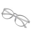 VisionGlobal Blue Light Blocking Glasses for Women, Anti Eyestrain, Computer Reading, TV Glasses, Stylish Oval Frame, Anti Glare (Gray, 0.50 Magnification) view 1