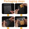 Cookie Bags 200 Pcs 4 x 6 Self Adhesive Cookie Bags Cellophane Treat Bags Self Sealing Clear Plastic Bags White Polka Dot Party Favor Bag for Party Gift Giving Bakery Candy Cookie Chocolate1 view 3