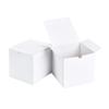 SHIPKEY 10 Pcs White Cardboard Gift Boxes with lids | 6x6x6inch Square Boxes | Medium Gift Boxes Suitable for Party, Wedding, Christmas, Holidays, Birthdays and All Other Occasions view 1