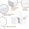 SHIPKEY 10 Pcs White Cardboard Gift Boxes with lids | 6x6x6inch Square Boxes | Medium Gift Boxes Suitable for Party, Wedding, Christmas, Holidays, Birthdays and All Other Occasions view 2