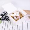 SHIPKEY 10 Pcs White Cardboard Gift Boxes with lids | 6x6x6inch Square Boxes | Medium Gift Boxes Suitable for Party, Wedding, Christmas, Holidays, Birthdays and All Other Occasions view 4
