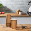 GUSTO [10 oz. - 100 Count Kraft Disposable Paper Cups, Hot Coffee Cups Brown Unbleached - Eco-Friendly Cups (Formerly Comfy Package) view 3