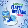 Baby Bottle Pop Candy Blue Lollipops, 10 Ct Bulk Lollipops with Dipping Powder in Blue Raspberry Flavor, Full Size, Individually Wrapped Hard Candy For Valentine's Goodie Bags, Party Favors view 3