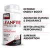 Force Factor LeanFire with Next-Gen SLIMVANCE, Advanced Energy Pills with B Vitamins and Caffeine to Boost Metabolism, Enhance Focus, and Improve Workout & Fitness Performance, 60 Count (Pack of 3) view 2