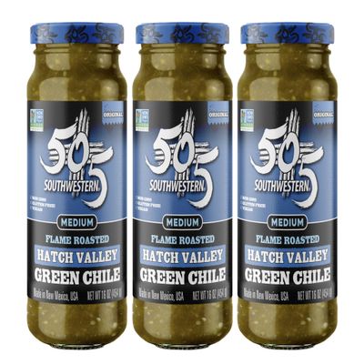505 Southwestern (3-16oz Value Pack, Flame Roasted Green Chile)