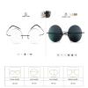 ASDQWER Reading Glasses,Smart Color Changing Reading Glasses, Titanium Alloy, Round, Frameless, A Pair of Dual-Use, Anti-Radiation, Anti-Ultraviolet, Anti-Blue Light,+2 view 4