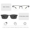 ASDQWER Reading Glasses,Near and Far Dual-Purpose, High-Definition, Automatic Adjustment of Degrees, Smart Zoom, Strong Impact Resistance,+2 view 2