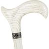 Asterom White Walking Cane - Handmade, Ergonomic, Sturdy - Wooden Walking Canes for Men & Women, Cool Walking Sticks (White, 36 Inch) view 2