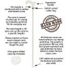 Asterom White Walking Cane - Handmade, Ergonomic, Sturdy - Wooden Walking Canes for Men & Women, Cool Walking Sticks (White, 36 Inch) view 3