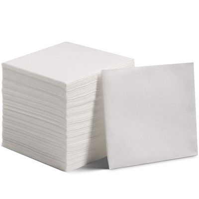 200 Linen-Feel Dessert And Beverage Napkins - Disposable Cloth-Like Cocktail Paper Napkins, Made In USA - Soft and Absorbent For Bar, Restaurant, Caf, Wedding, Parties (200-Pack)