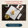 200 Linen-Feel Lunch Napkins - Disposable Cloth-Like Luncheon Paper Napkins, Made In USA - Soft and Absorbent Cloth-Like Napkins For Kitchen, Parties, Weddings, Dinners or Events (Pack of 200) view 2
