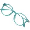 VisionGlobal Blue Light Blocking Glasses for Women/Men, Anti Eyestrain, Computer Reading, TV Glasses, Stylish Oval Frame, Anti Glare(Blue,+5.50 Magnification) view 1