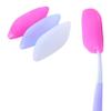 3 Pcs Toothbrush Covers, Silicone Toothbrush Cover Cases, Toothbrush Head Case Holder Protectors view 1
