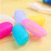 3 Pcs Toothbrush Covers, Silicone Toothbrush Cover Cases, Toothbrush Head Case Holder Protectors view 2