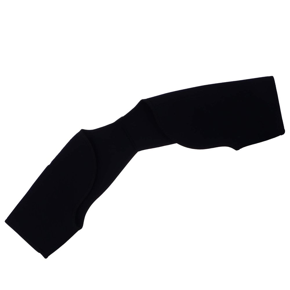 Warm Shoulder Strap Double Shoulder Brace Gym Sports Shoulder Support Shoulder Sleeve Black Stand Shoulder Support Protector Shoulder Man sbr Rubber Foam Basketball