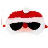 Amosfun Christmas Sleep Mask, Santa Funny Plush Eye Mask Blindfold Eye Cover for Women Girls Travel Nap Night Sleeping view 2