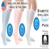 Comfort Finds Diabetic SwellSox - Breathable Cotton Socks - Loose Fitting Comfortable Sock  Non Binding Top Design  Improve Foot Circulation - Pink, Blue, White - 36 Pairs view 2