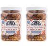 Germack Pistachio Company, Crispy Corn and Cashew Savory Crunch Snack Nut Mix, 14 oz Jar, Set of 2 view 1