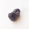 Bacatgem 1 Pcs Natural Amethyst Frog Crystals and Healing Stone Figurines, 1.5 Inches Hand Carved Pocket Animal Room Decor Gemstone view 4