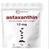 Micro Ingredients Astaxanthin 12mg with MCT Oil, 120 Softgels, 4 Month Supply | Premium Astaxanthin Antioxidant Supplements* | Fresh Microalgae Source | Triple Strength, Non-GMO, Gluten Free, No Soy view 1
