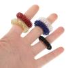 5pcs Spiky Sensory Finger Finger Massager Roller Silent Toy for Finger Massage (Gold Silver Black Blue Red) view 3
