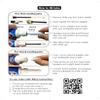 Bagdent Travel Toothbrush Kit, Refilllable Mini Tubes, Universal Filling Adapters, Backpacking, After Lunch Brush, TSA Compliant view 3