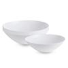 [16 OZ 20 Count] White Plastic organic Party Soup bowls Premium heavyweight Elegant Disposable Tableware Dishes view 1
