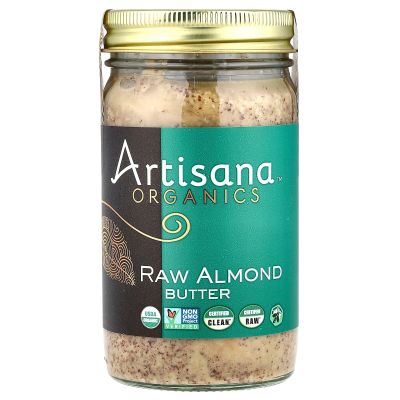 Artisana Organics Non GMO Raw Almond Butter, 14 Oz, (Pack of 6)