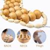 Hovom Wood Back Massage Roller Rope Tool,Lymphatic Drainage,Wood Therapy Massage Tools,maderoterapia Colombiana,Portable Handheld Rolling, Massage Strap for Back, Neck, Shoulders, Legs (Smooth) view 4
