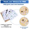 UltraOutlet 12x16 inches Large Clear Resealable Cellophane Bags for Packaging Products 100ct Plastic Self-sealing Gift Bags Self Adhesive for Gifts,Clothes, Small Business, Thank you Stickers view 3