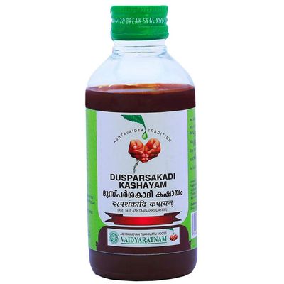 Vaidyaratnam Dusparsakadi Kashayam 200 ML (Pack Of 2)| Ayurvedic Products | Ayurveda Products | Vaidyaratnam Products