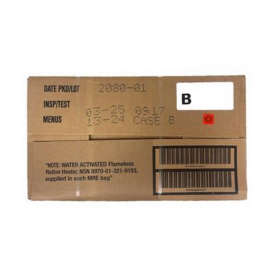 U.S. Meals Ready to Eat (Variety Pack of 12) (A or B Case Selected at Random) Nutritional Emergency Food Rations - Freeze Dried Food w/ Flameless Heater, Entree, Dessert, & More - MRE Kit for Emergency Survival, Hunting, & More