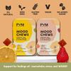 PYM Berry Mood Chews Support for Stress, Worry & Overwhelm, 20 Count | 130mg GABA, 90mg L-Theanine | Vegan, Non-GMO, Gluten-Free, No Added Sugar | All-Natural Mood Balance Supplement Made in USA view 3