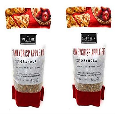 The Safe + Fair Food Company Honey Crisp Apple Pie Granola Cereal ~ 12 oz (w k)