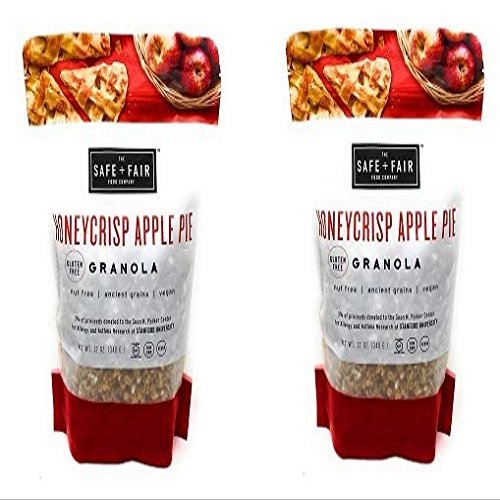 The Safe + Fair Food Company Honey Crisp Apple Pie Granola Cereal ~ 12 oz (w k)