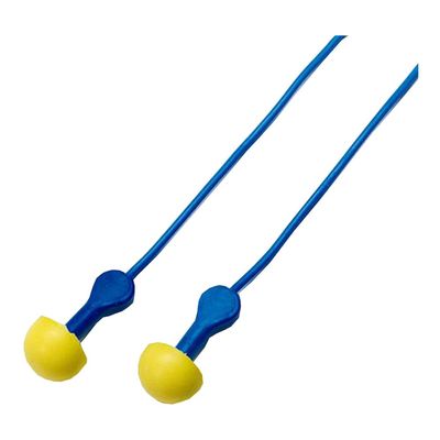 3M 247-311-1115 Safety E-A-R Express Pod Plugs Corded Earplug, Assorted Color Grips, Pillow Pack, Pack of 100