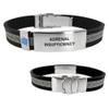 Adrenal Insufficiency UltraSlim Designer Medical Alert ID Bracelet view 1