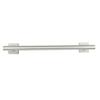 36-inch Coronado Designer Straight Bathroom Shower Grab Bar with Decorative Square Flanges, Satin view 1
