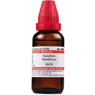 Willmar Schwabe Homeopathy Vanadium Metallicum (30 CH) (30 ML) by Qualityexports