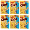 6X Saiwa Oro Ciok Pocket Mini Biscuits Filled with Low-Fat Cocoa Cream (4 Bags of 40g) 160g Cookies view 1