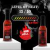 Hellfire Doomed Hot Sauce, Hottest Sauce in the World, Spiked with 6.66 Million SHU Natural Pepper Extract, Lab tested at 2.79 Million SHUs for an EXTREME HEAT Experience, 5 oz. view 3