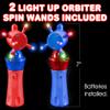 ArtCreativity Light Up Wand for Kids, Set of 2 LED Light Up Toys with Flashing Lights, Fun Light Spinning Toys, Sensory Toy for Kids with Autism view 2