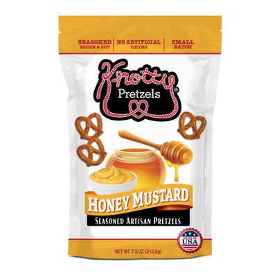 KNOTTY PRETZELS Honey Mustard Pretzels, 7.5 OZ