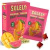 SOLELY - Organic Mango & Guava Whole Fruit Gummies (1 Box, 5 Single Serving Bags per Box) - Real Fresh Fruit - Healthy Snacks for Adults & Kids - Non GMO, Vegan Snacks, Shelf Stable - 5 Bags (3.5 oz) view 1